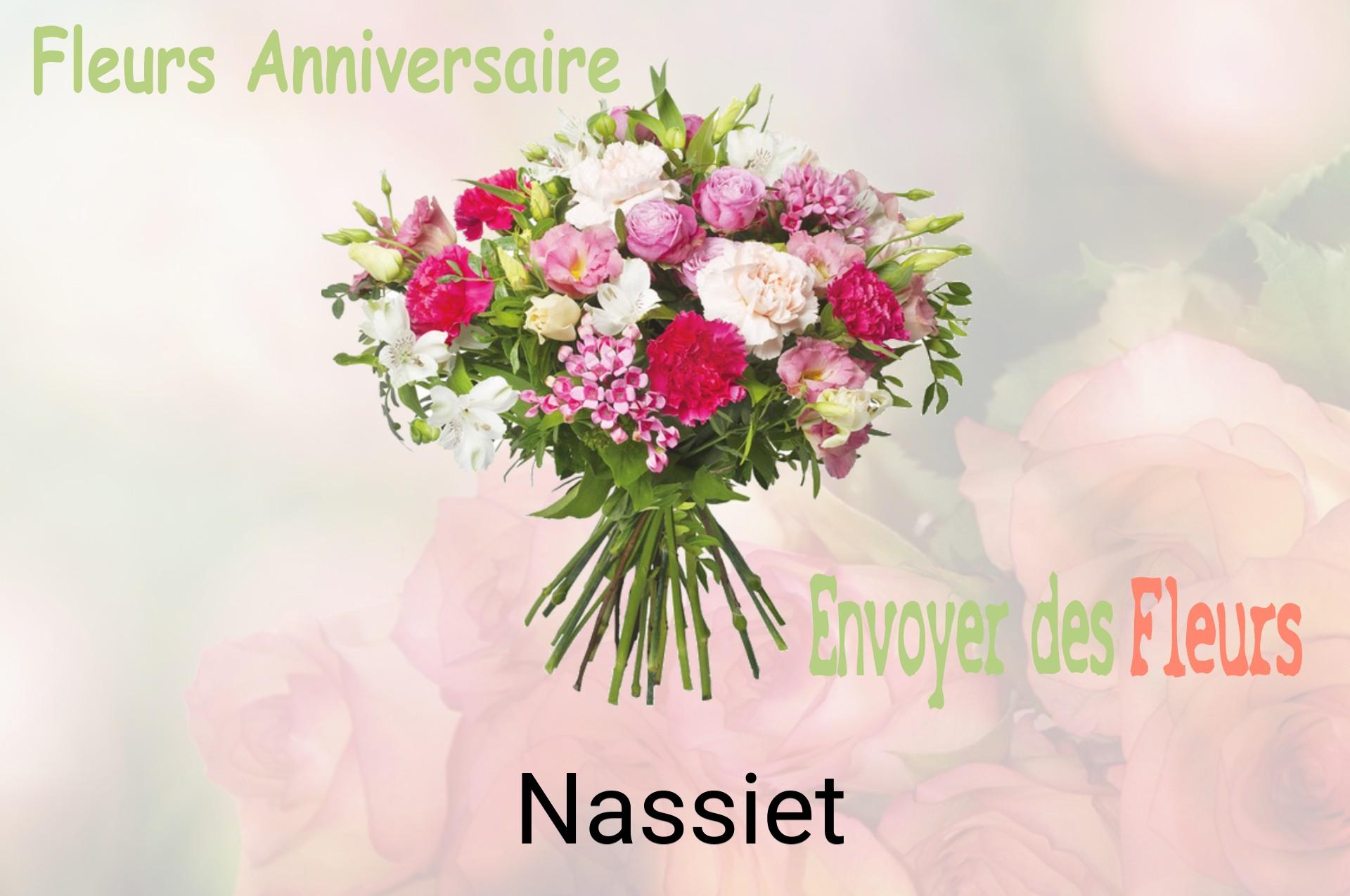 Bouquet de fleurs d’anniversaire livré à Nassiet